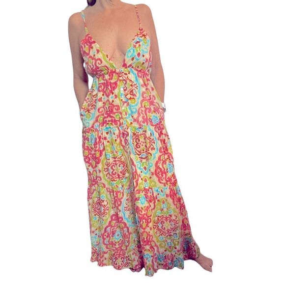 HOUSE OF HARLOW 1960 Pockets Maxi Dress.Sz M - Picture 1 of 15